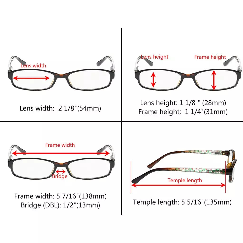 Small Reading Glasses With Beautiful Pattern for Women