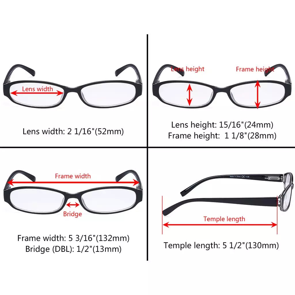Small Reading Glasses Women Spring Hinges