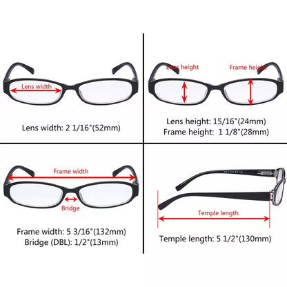 Small Reading Glasses Women Spring Hinges