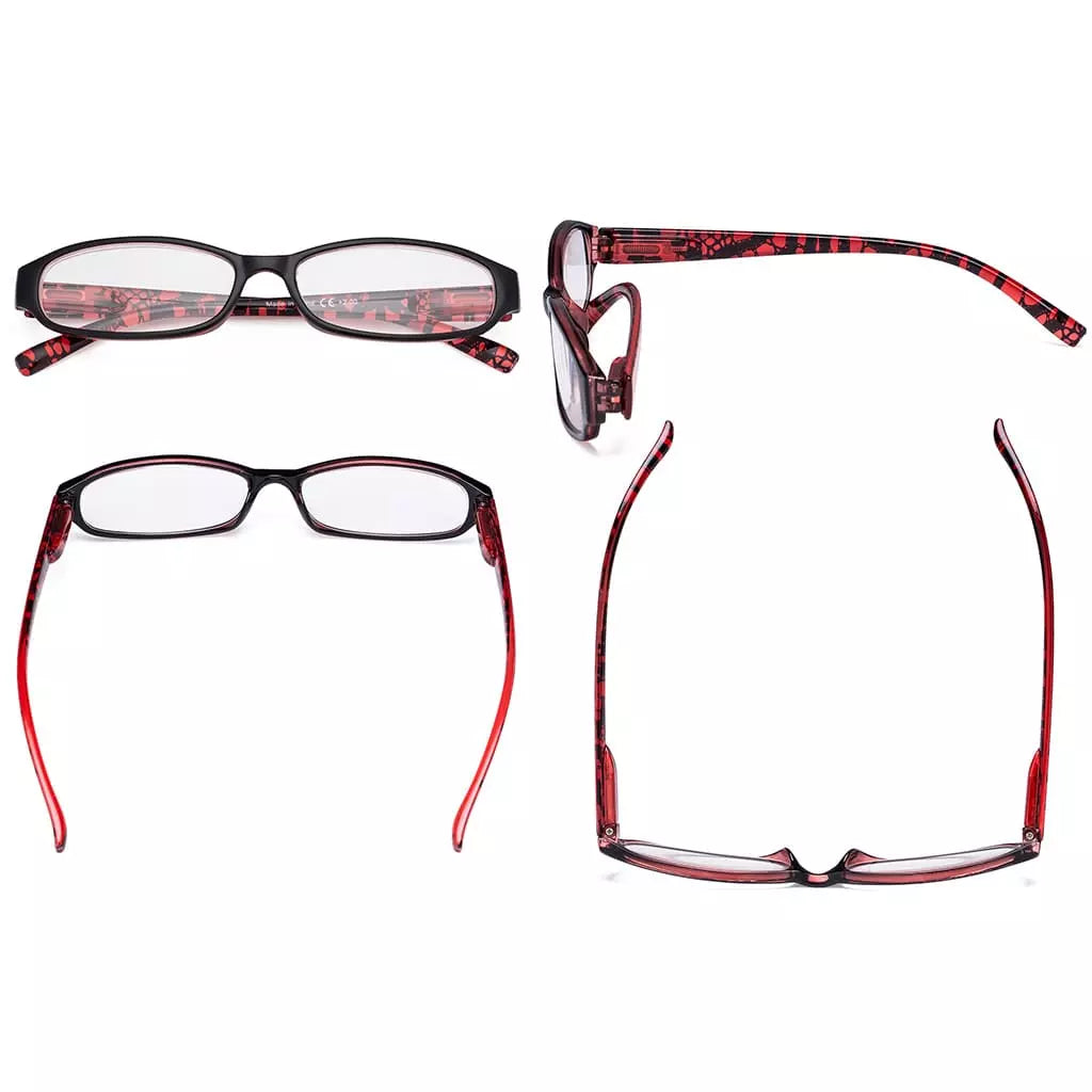 Pattern Reading Glasses Women Polka Dots Arms