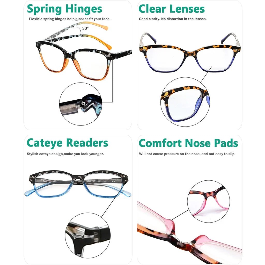 Cat Eye Reading Glasses Women