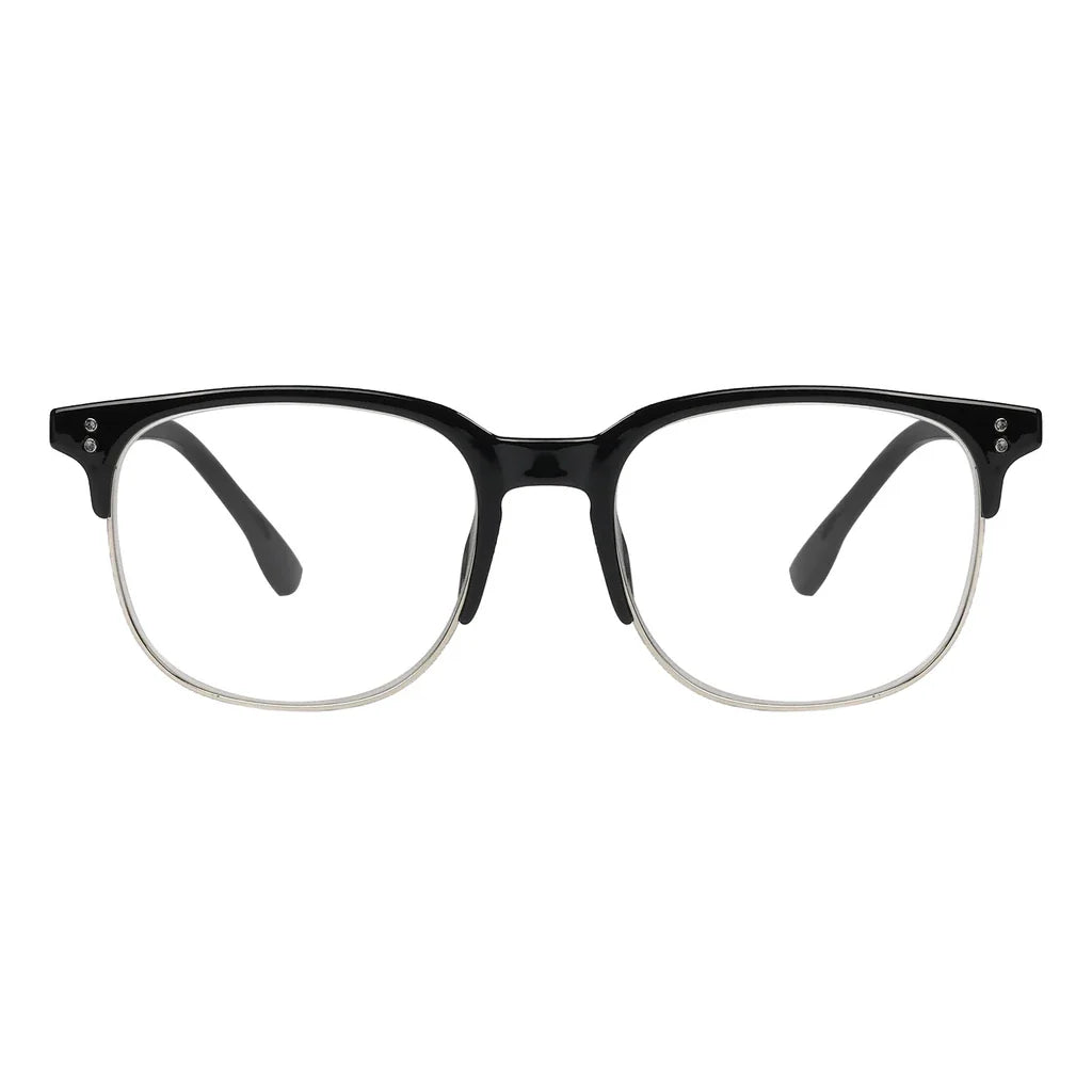 Semi-Rim Pattern Reading Glasses for Women Men