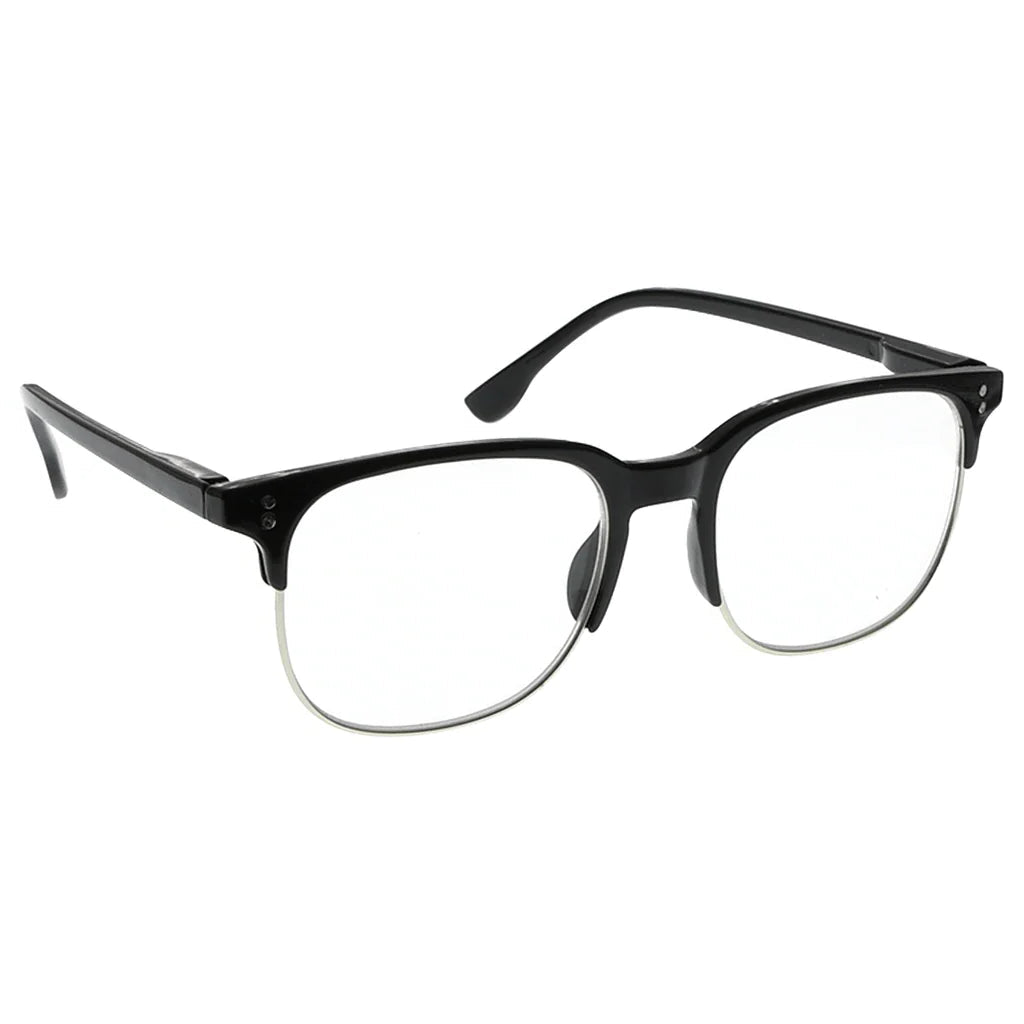 Semi-Rim Pattern Reading Glasses for Women Men