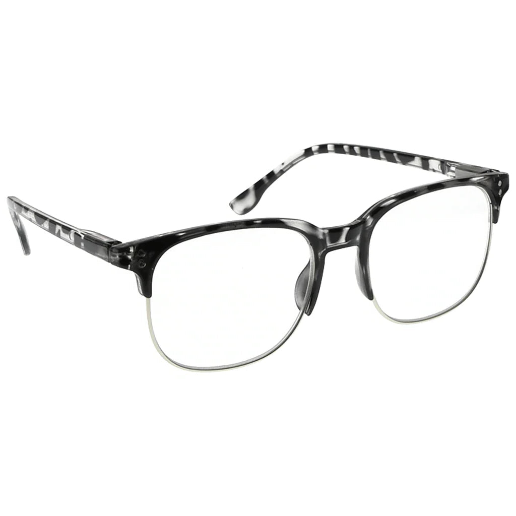 Semi-Rim Pattern Reading Glasses for Women Men