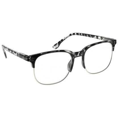 Semi-Rim Pattern Reading Glasses for Women Men