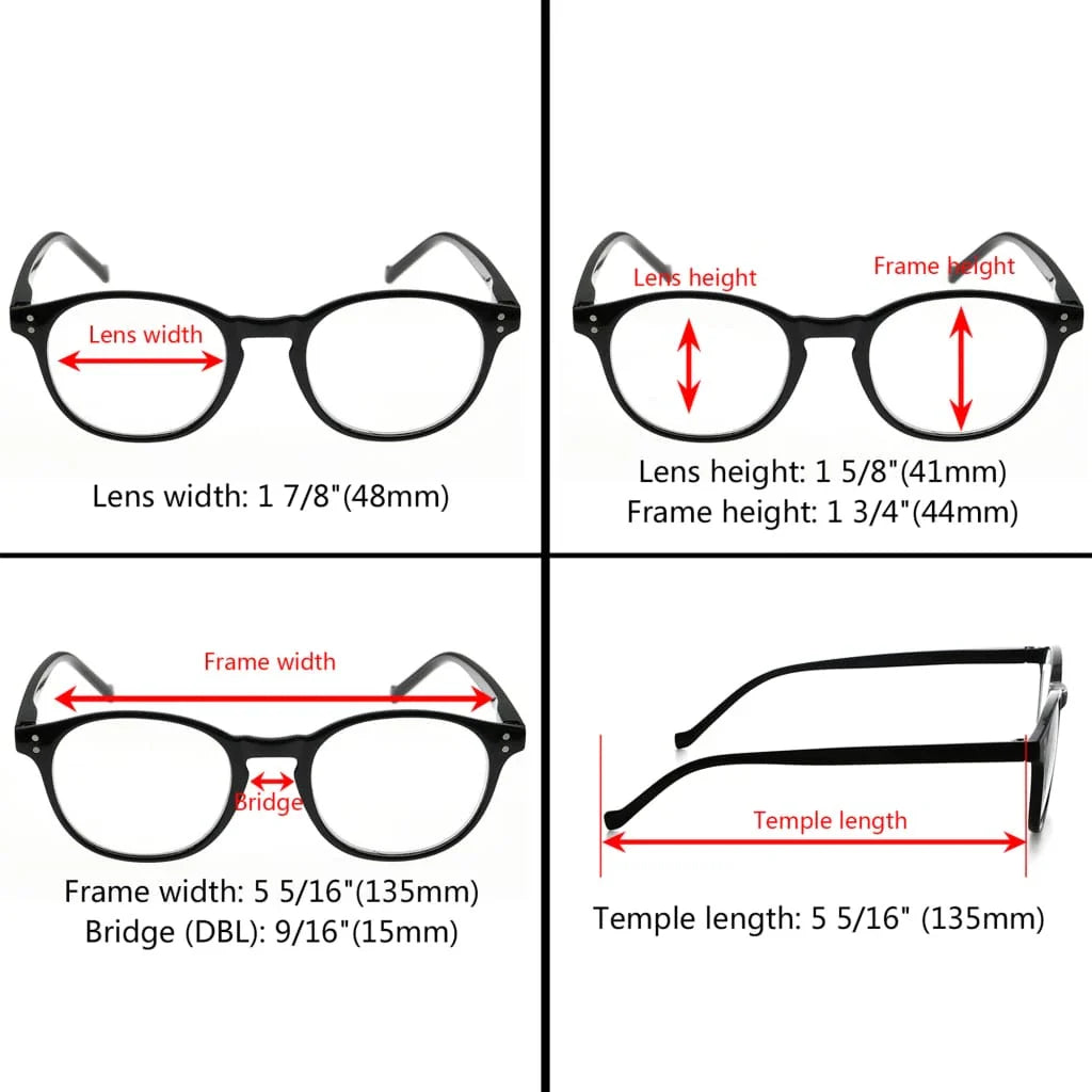 Round Reading Glasses for Women