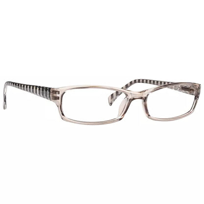Pattern Temples Reading Glasses Women Spring Hinges Stripe Arms