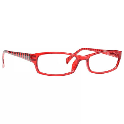 Pattern Temples Reading Glasses Women Spring Hinges Stripe Arms