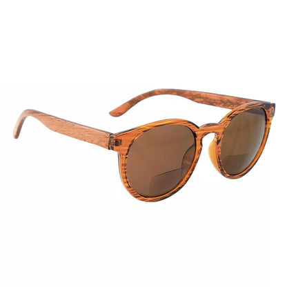 Wooden Arms Bifocal Sunglasses Women Men