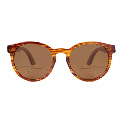 Wooden Arms Bifocal Sunglasses Women Men