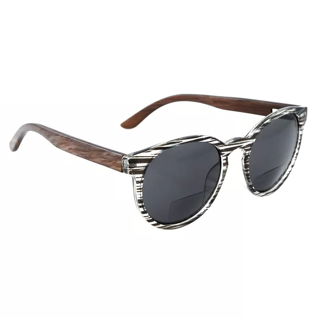 Wooden Arms Bifocal Sunglasses Women Men