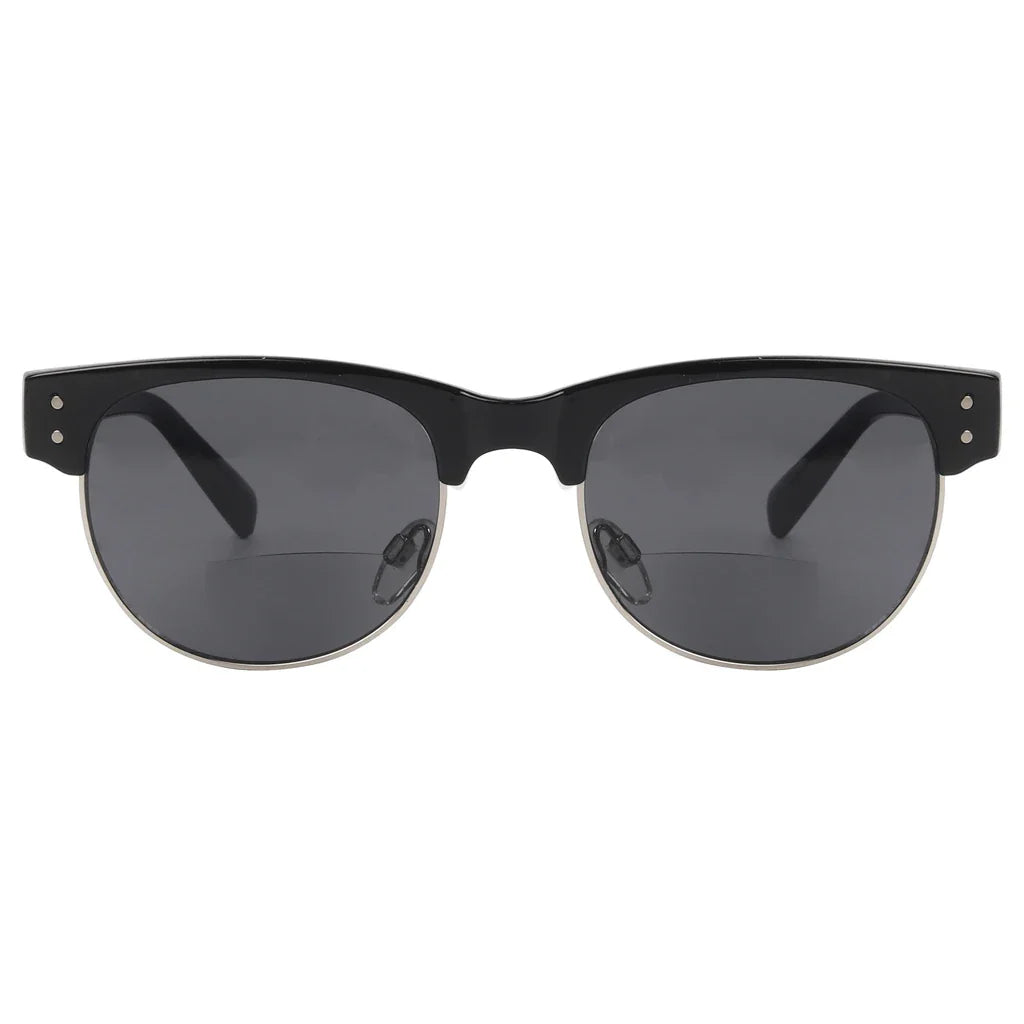 Half Semi-Rimless Bifocal Sunglasses Men Women