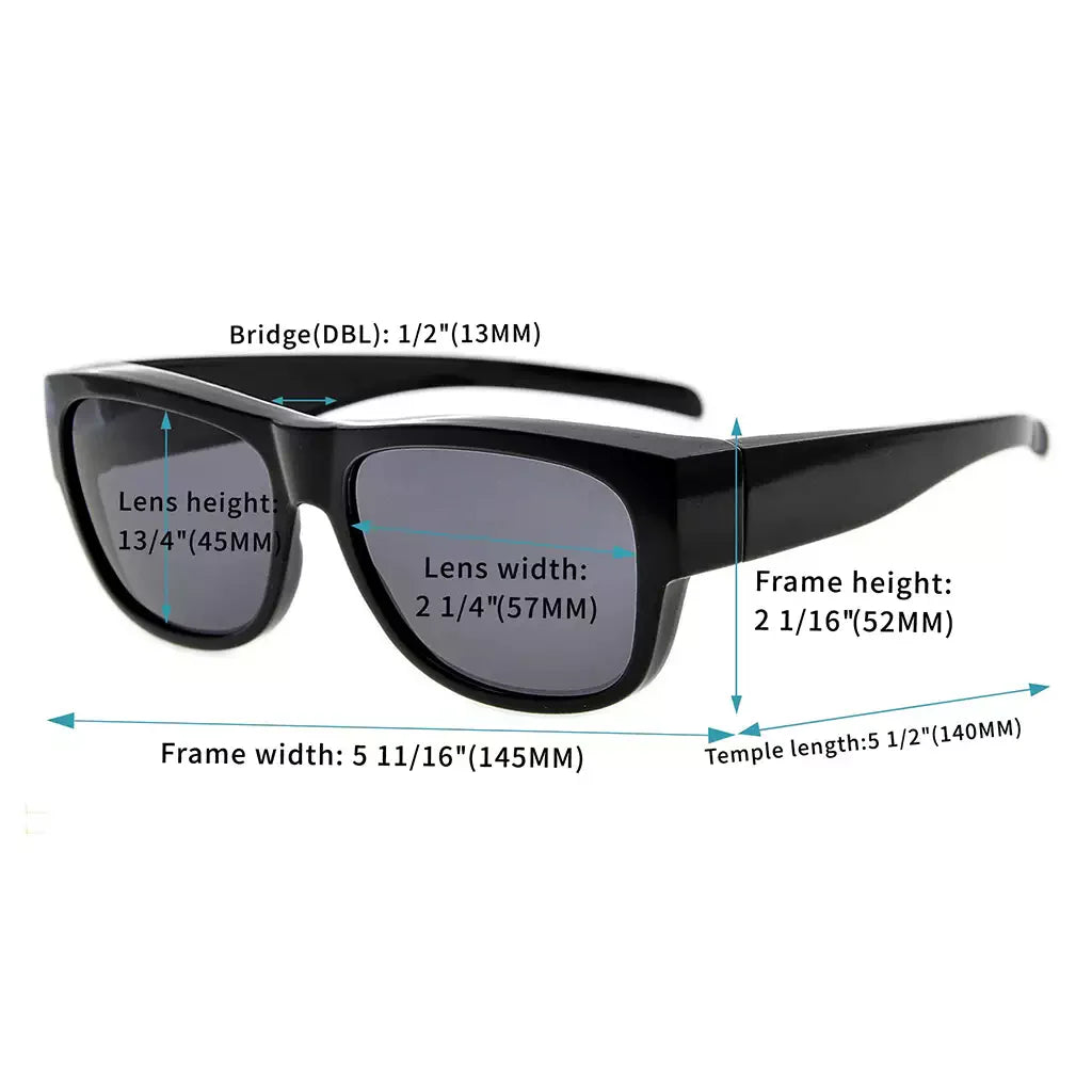 Fitover Bifocal Sunglasses Polarized Lenses Women Men