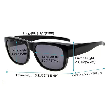 Fitover Bifocal Sunglasses Polarized Lenses Women Men