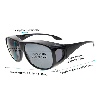 Fitover Bifocal Sunglasses Polarized Lenses Women Men