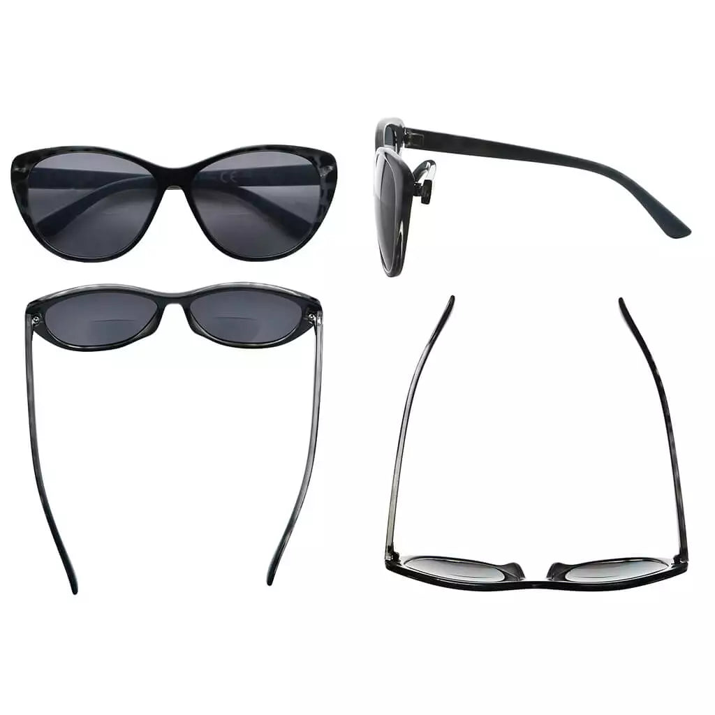 Cat-eye Bifocal Sunglasses for Women