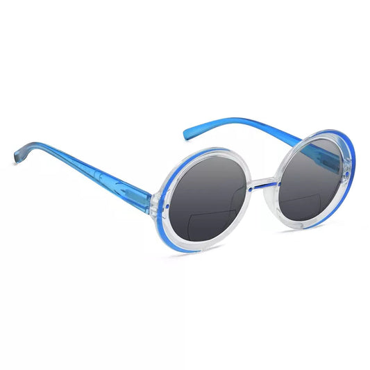 Small Round Oval Bifocal Sunglasses Women