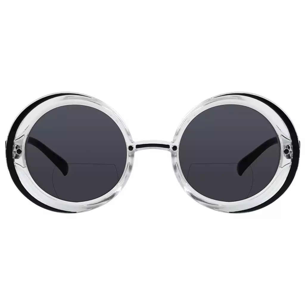 Round Small Bifocal Sunglasses Women
