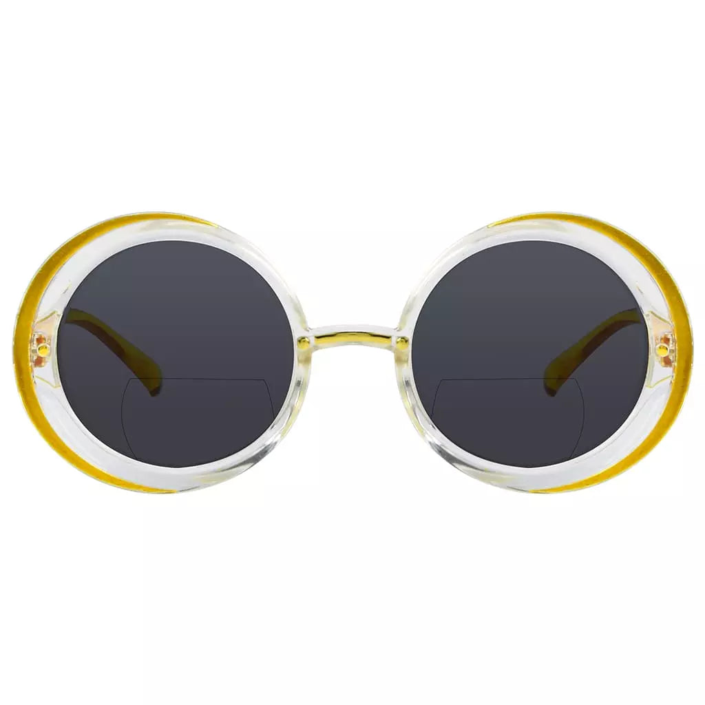 Round Small Bifocal Sunglasses Women