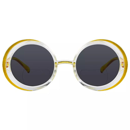 Round Small Bifocal Sunglasses Women