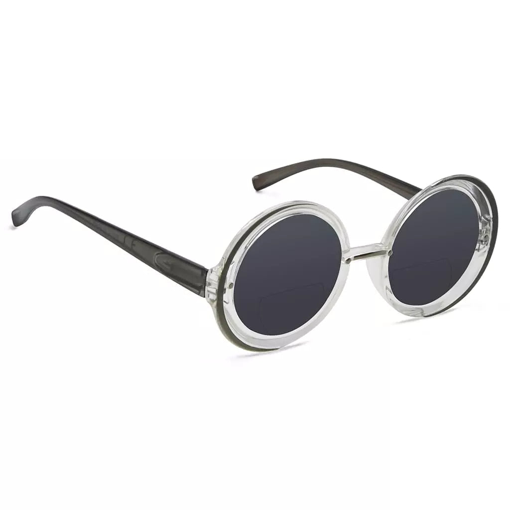 Round Small Bifocal Sunglasses Women