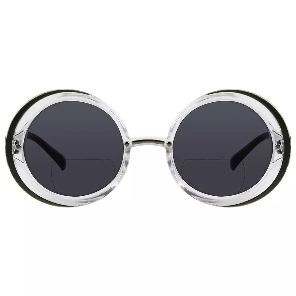 Round Small Bifocal Sunglasses Women
