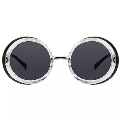 Round Small Bifocal Sunglasses Women