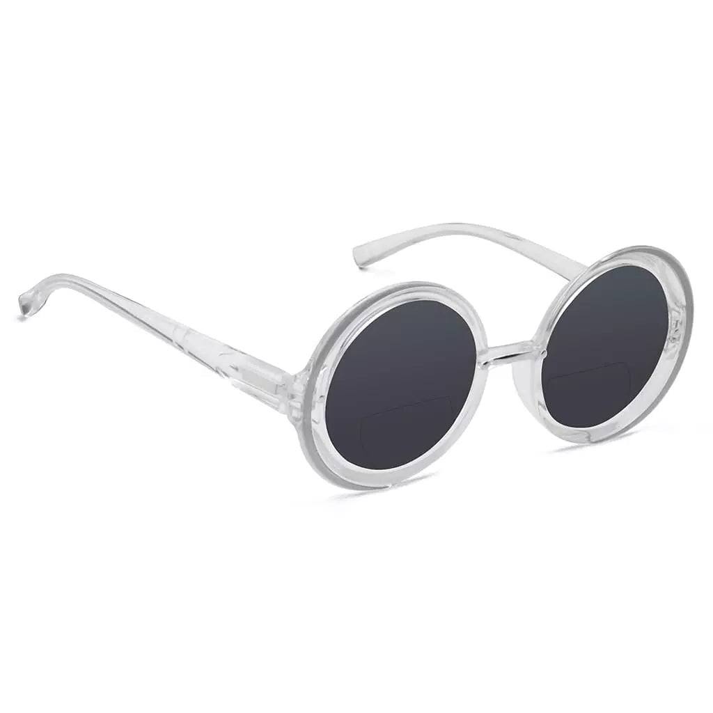 Round Small Bifocal Sunglasses Women