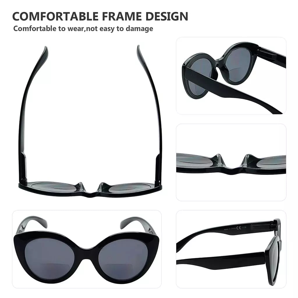 Round Bifocal Sunglasses Women