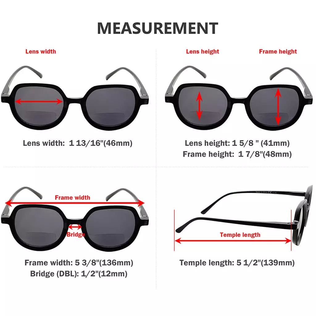 Small Bifocal Sunglasses Women
