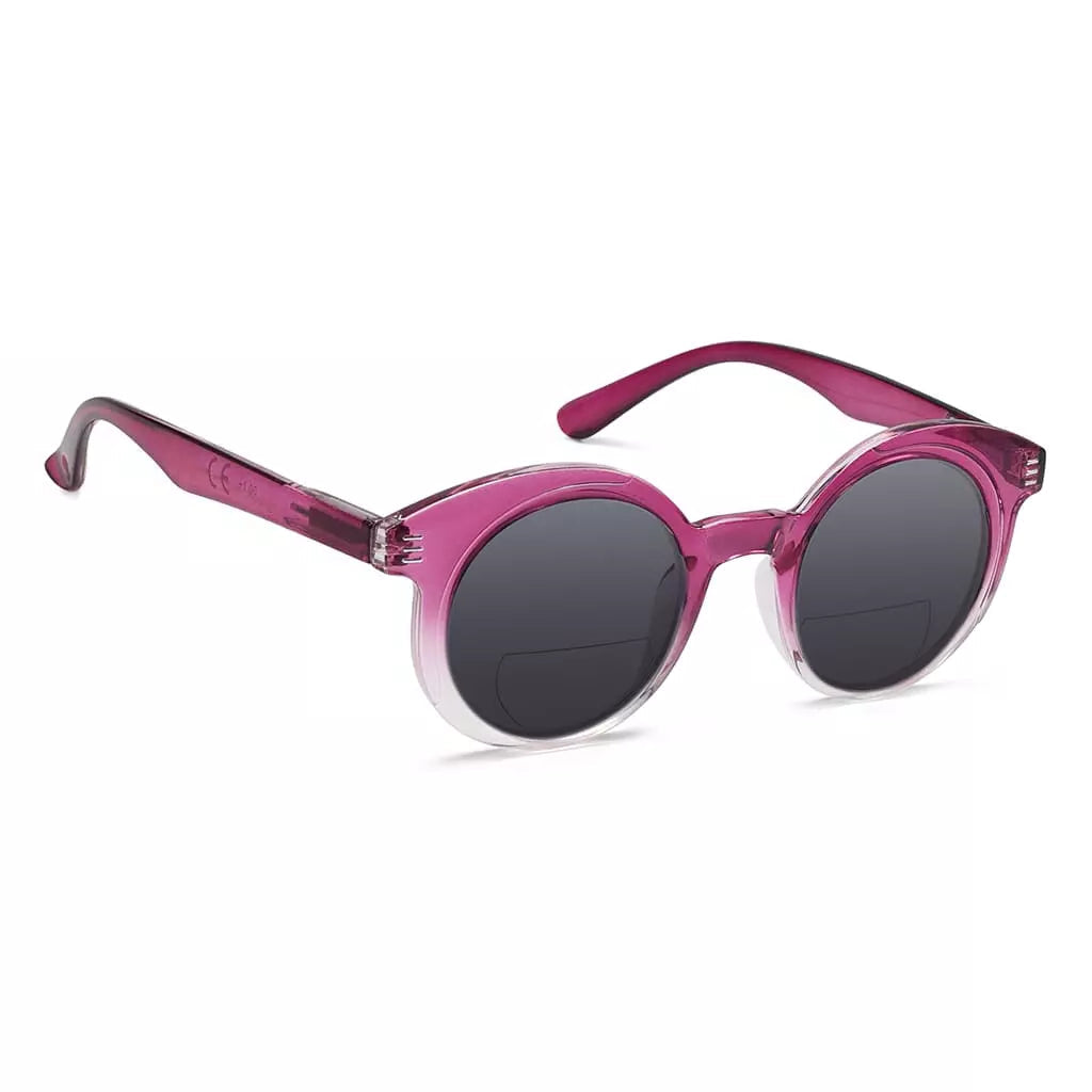 Small Round Bifocal Sunglasses Women