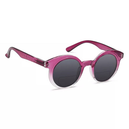 Small Round Bifocal Sunglasses Women