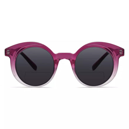 Small Round Bifocal Sunglasses Women