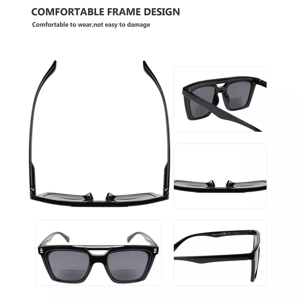 Square Bifocal Sunglasses Women