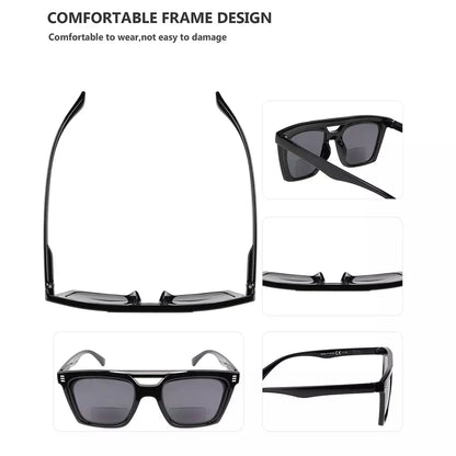 Square Bifocal Sunglasses Women