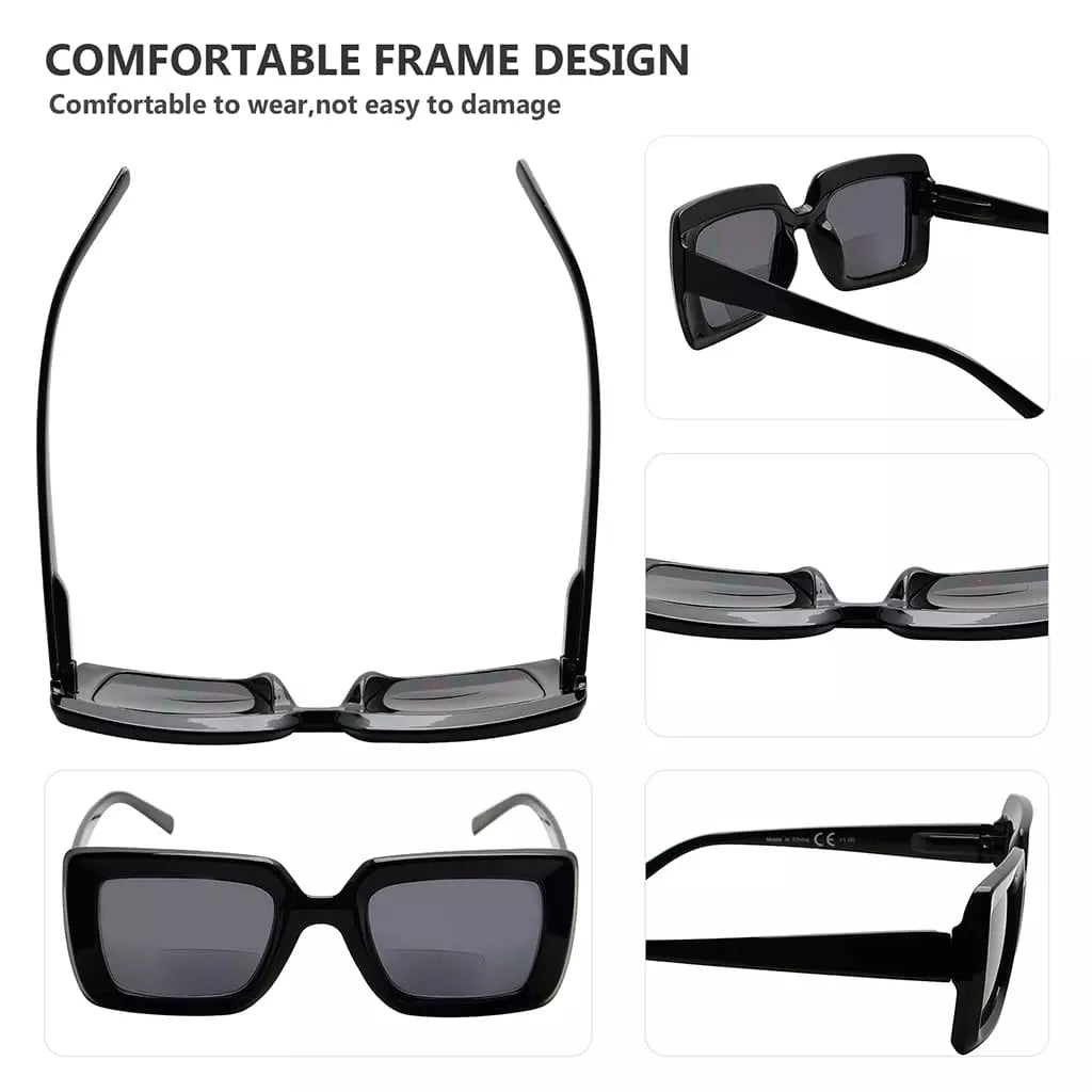 Square Bifocal Sunglasses Women