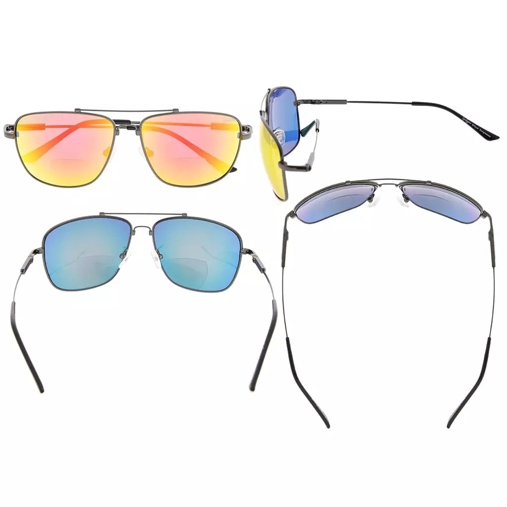 Bendable Titanium Bifocal Sunglasses Men