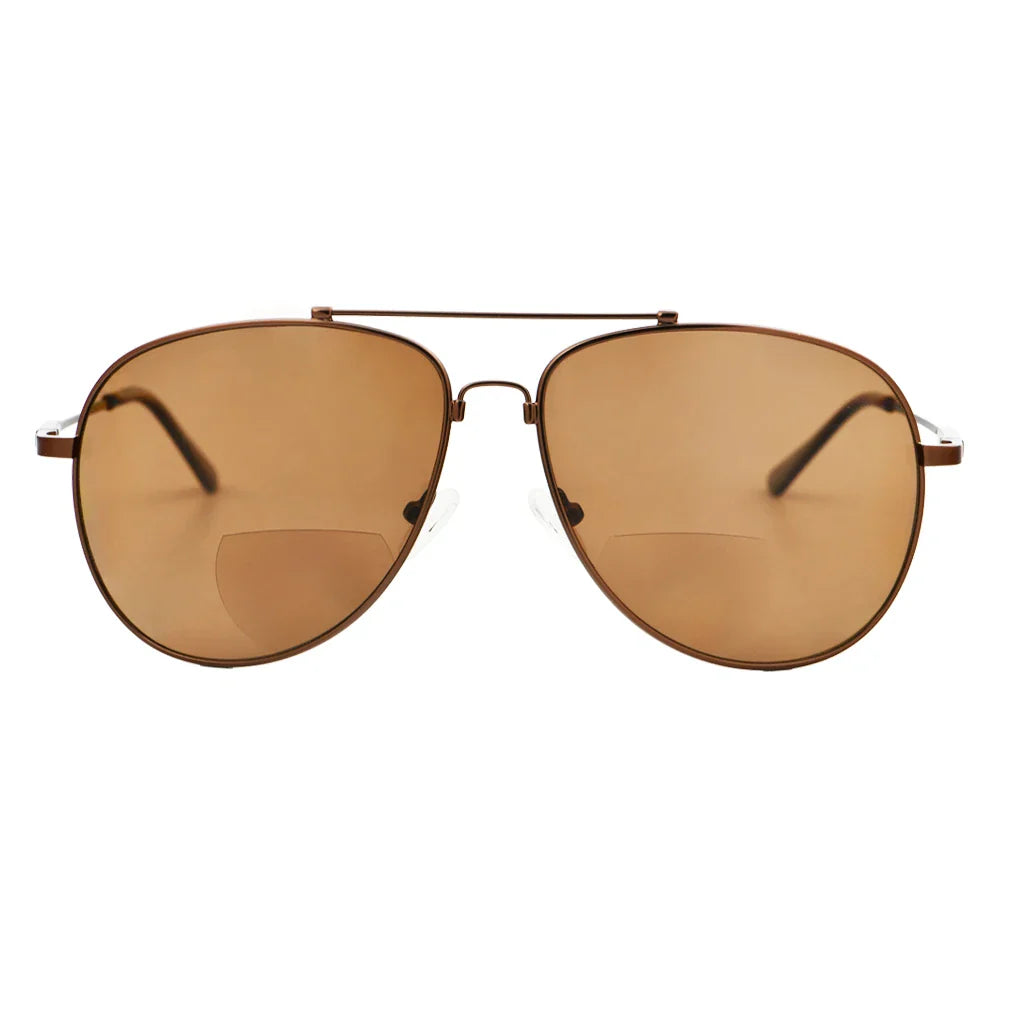 Bendable Titanium Polit Bifocal Sunglasses Men