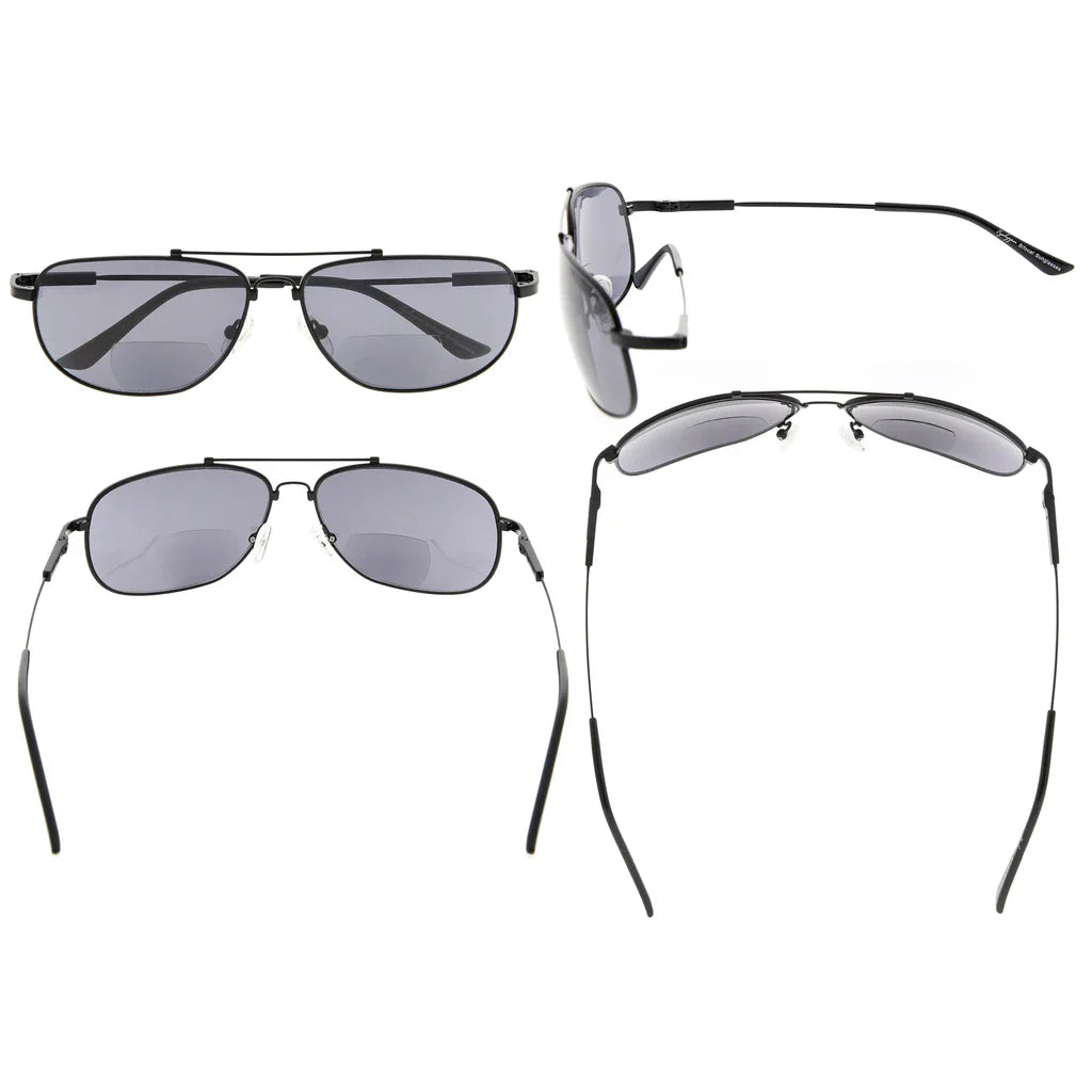 Bendable Titanium Bifocal Sunglasses Men
