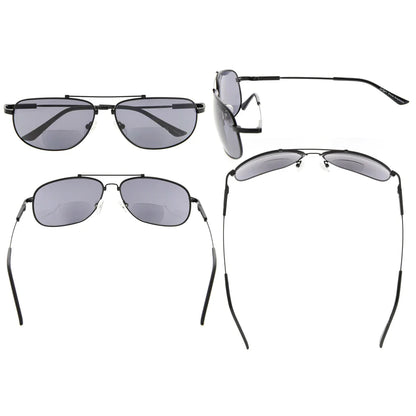 Bendable Titanium Bifocal Sunglasses Men
