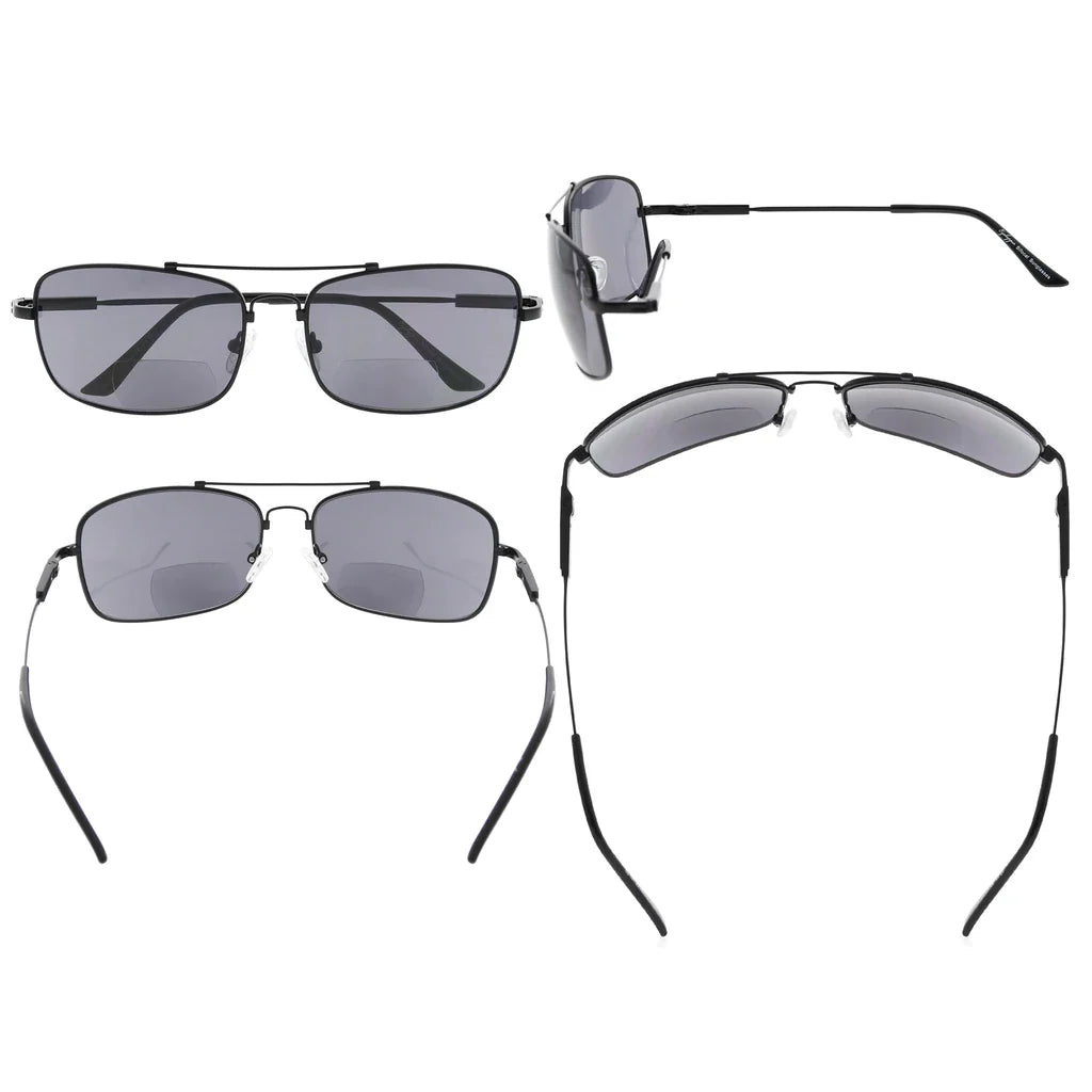 Bendable Titanium Bifocal Sunglasses Men