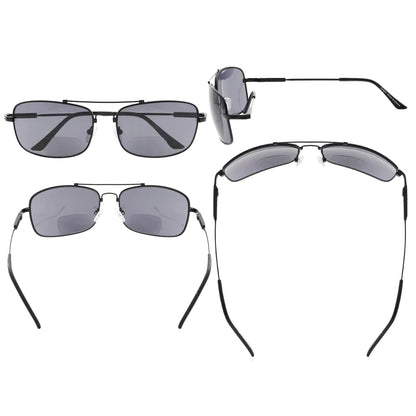 Bendable Titanium Bifocal Sunglasses Men
