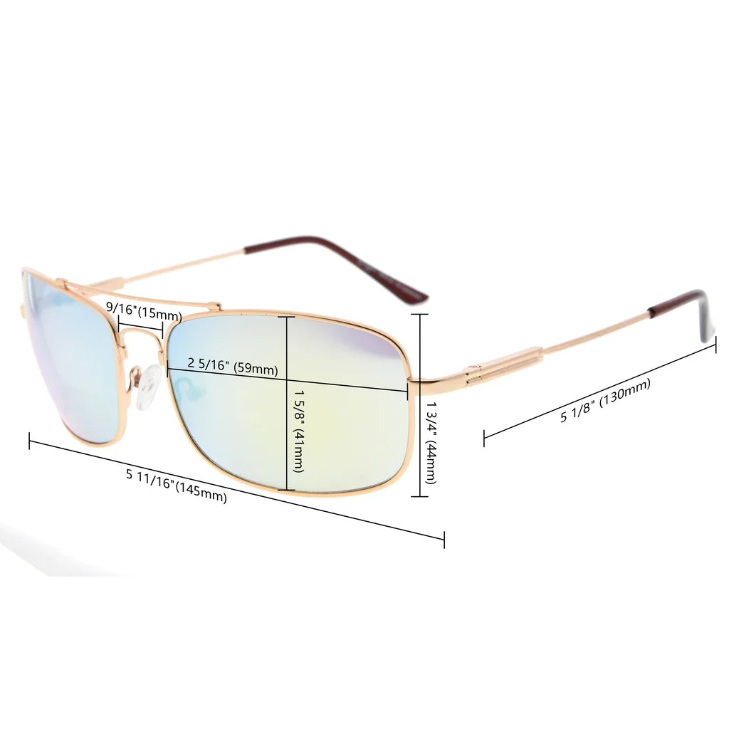 Bendable Titanium Bifocal Sunglasses Men