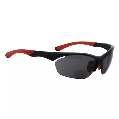 TR90 Sports Design Half-Rimless Bifocal Sunglasses Women Men