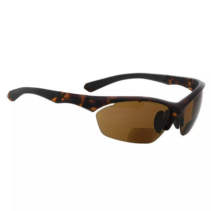 TR90 Sports Design Half-Rimless Bifocal Sunglasses Women Men
