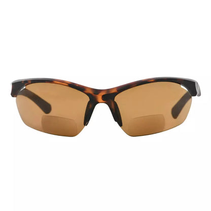 TR90 Sports Design Half-Rimless Bifocal Sunglasses Women Men