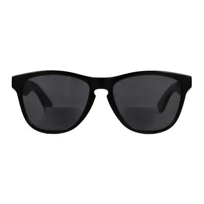 Pattern Bifocal Sunglasses Wood Arms for Women