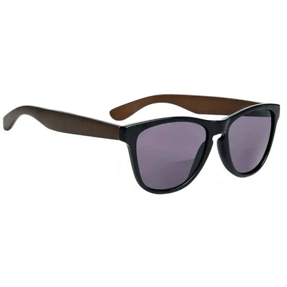 Pattern Bifocal Sunglasses Wood Arms for Women