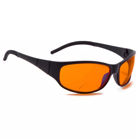 Orange Tinted Blue Light Blocking Bifocal Glasses Men Women