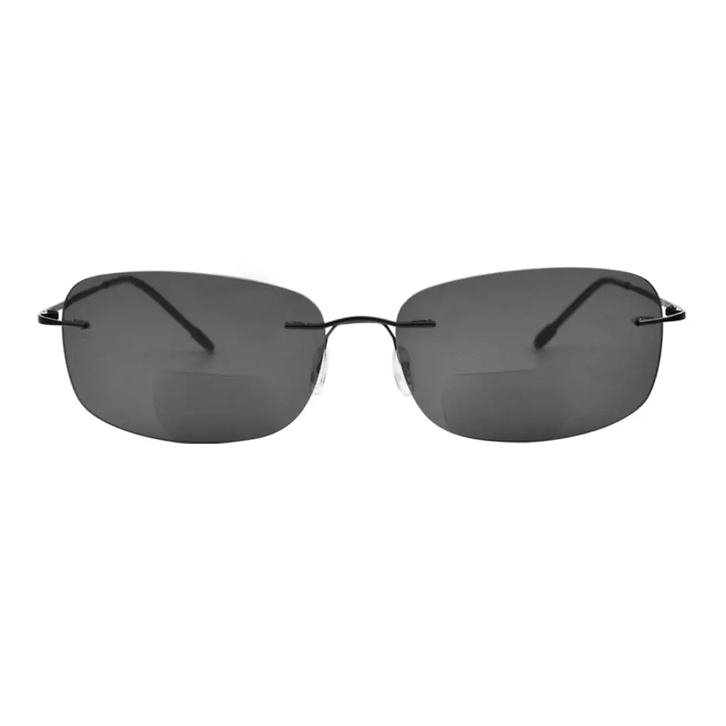 Rimless Bifocal Sunglasses Women Men